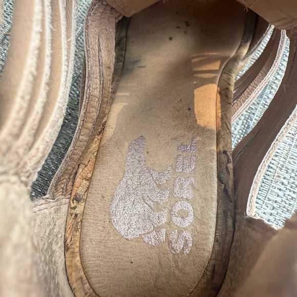 Sorel Women's Joanie Lace Up Wedge Sandal Size 7 - Picture 7 of 9